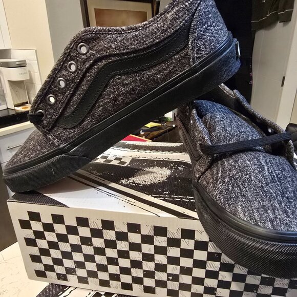 Vans Skate Chukka Low Sidestripe Denim Charcoal VN000D3TCC8 Mens Size 10 NEW - Picture 3 of 9